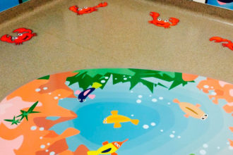 The Application of Floor Stickers, Window Stickers, and Window Graphics in Signage Design.