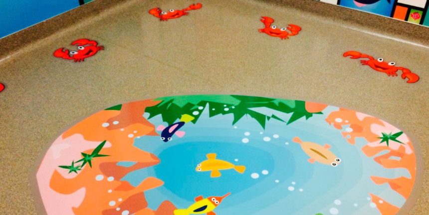 The Application of Floor Stickers, Window Stickers, and Window Graphics in Signage Design.