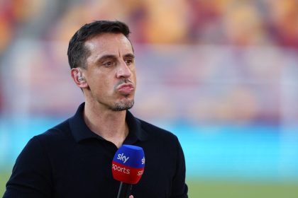 Gary Neville makes Arsenal Vs. Manchester City Prediction.