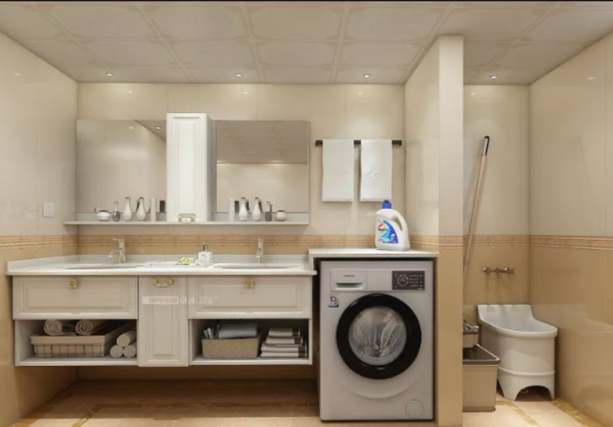 Where best to install a washing machine: kitchen vs. bathroom