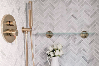 Herringbone Mosaic Tile Backsplash: Change Your Home with an Immortal Design