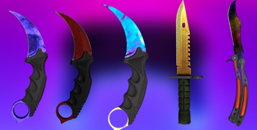 What are the most expensive knife skins in CSGO?