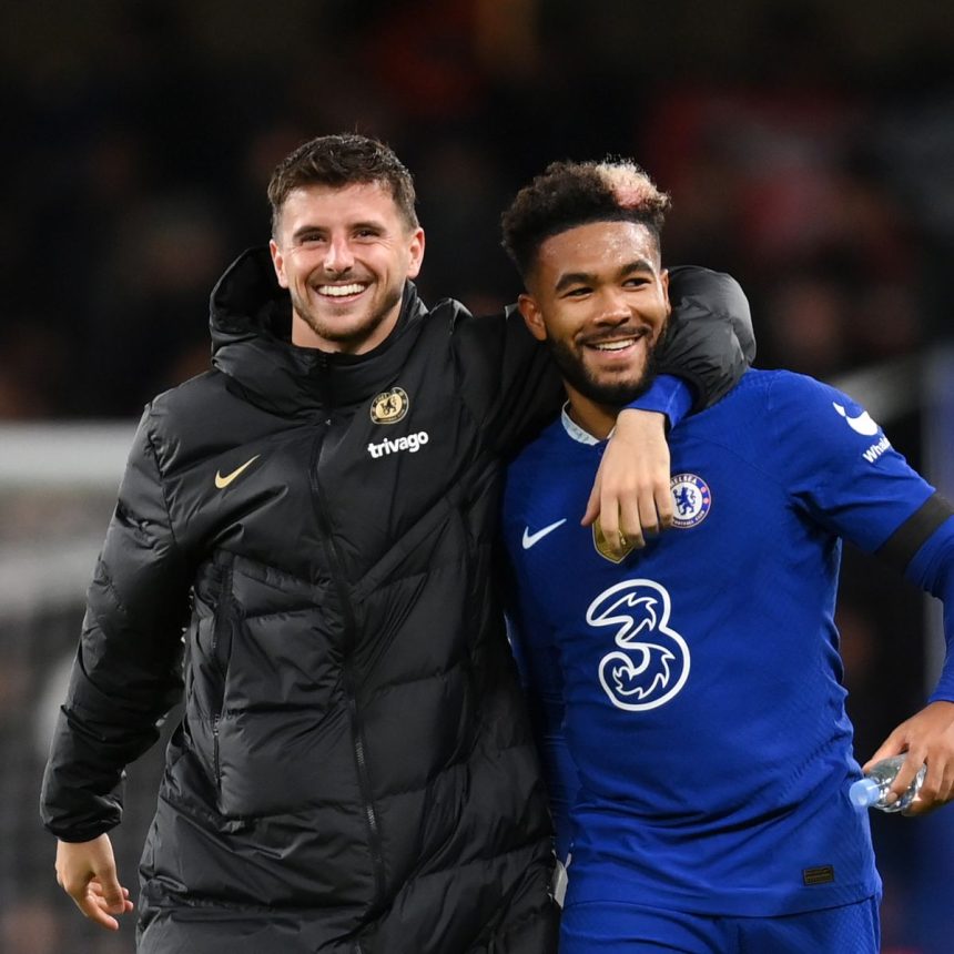 Frank Lampard provides injury updates on Mason Mount and Reece James.