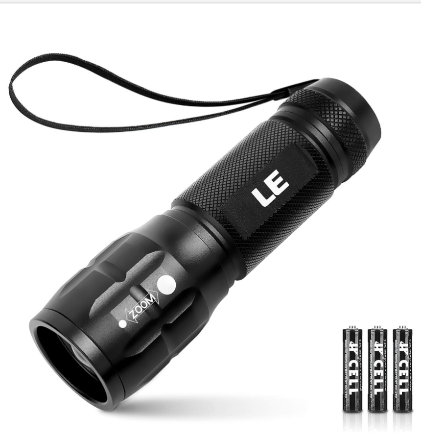 What are the benefits of using a powerful LED flashlight?