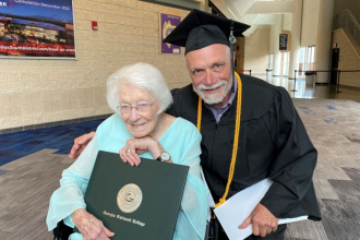 Georgia Man, 72, Graduates College With His 98-year-old Mother in Attendance