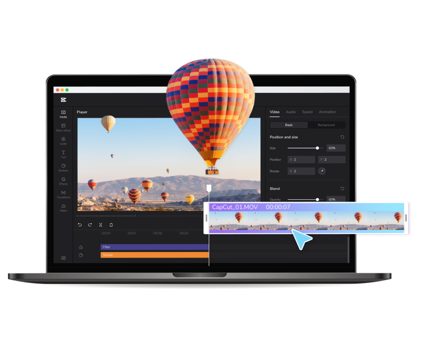 Free online video editor