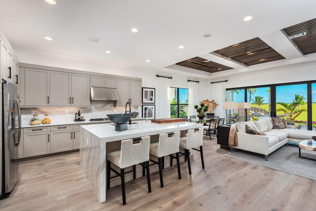 A picture of the home interior for the GL Homes Bora plan at Lotus Palm in the Fiji collection, located in Boca Raton, Florida