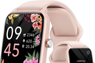 2023 Newest - Fitpolo Smart Watch (Answer/Make Calls), 1.8 Inch Fitness Tracker, Alexa Built-in, Heart Rate/Sleep Monitor/Calories, 100+ Sports Modes