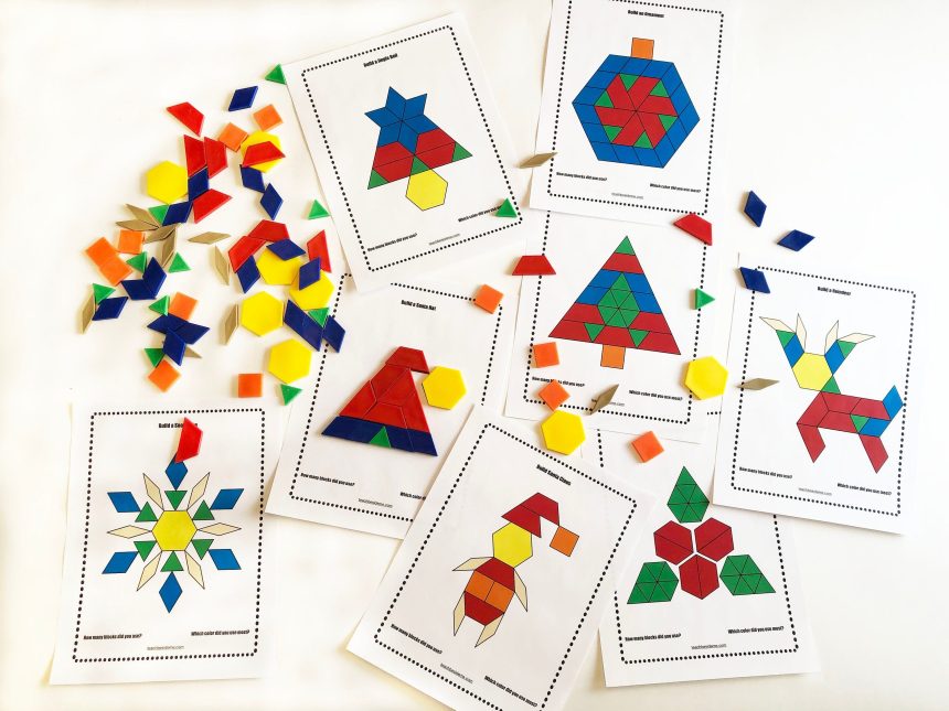 Printable Tree and Block Patterns