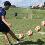 Understanding curled balls in football