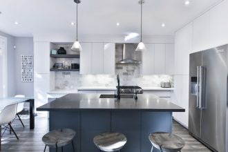 Modern kitchen with appliances