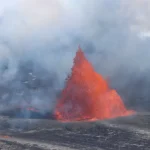 Kilauea volcano erupts third time this year