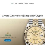Shop with crypto at Crypto Luxury Store
