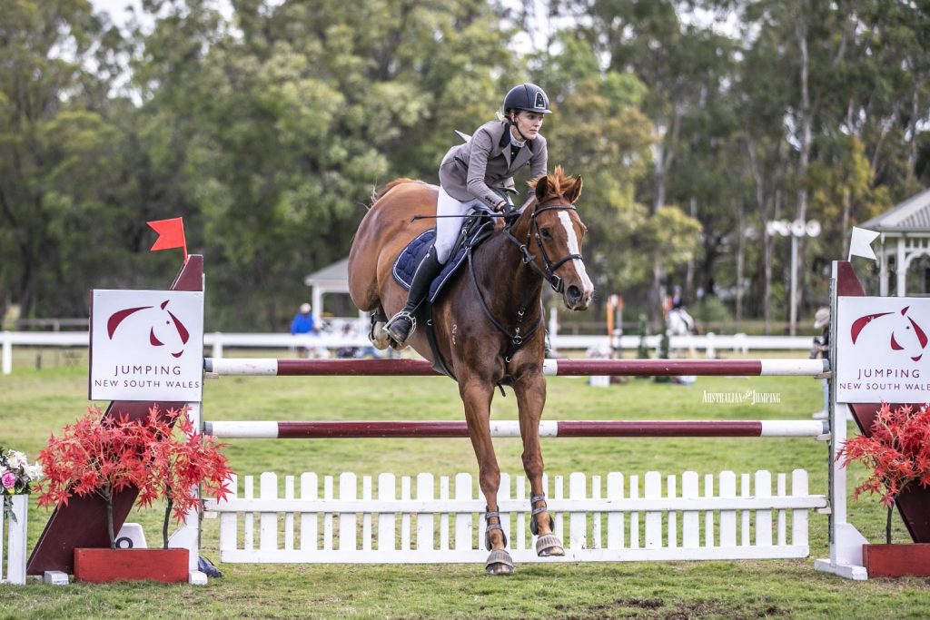 Sienna Weir riding a horse