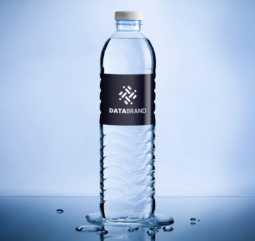 Labeled Bottle Water