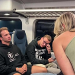 Racist Train Tirade