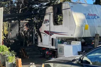 Washington youngster died in a fire in a fully burned mobile home