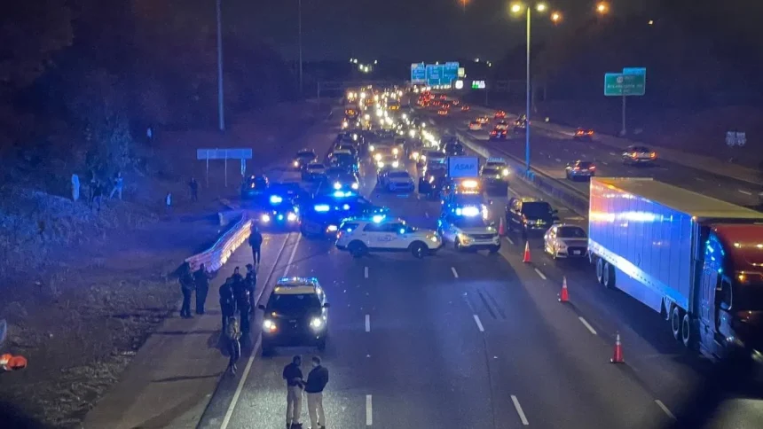 Four injured on an Alabama freeway shootout