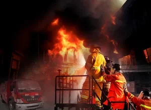 fire at Iranian drug rehab centre