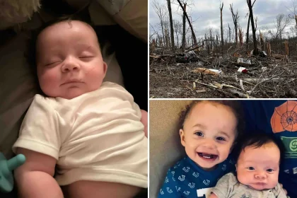 Baby swept away in Tennessee tornado found alive