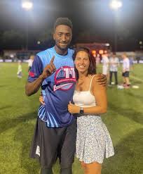 Marques Brownlee and his long-time girlfriend, Nikki Hair