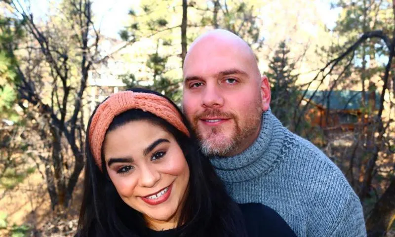 Jessica Marie Garcia and her husband Adam Celorier