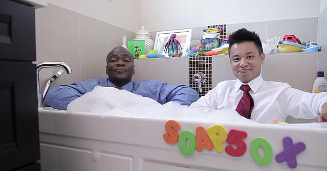 Alvin Uy and Ray Philips, founders of SoapSox