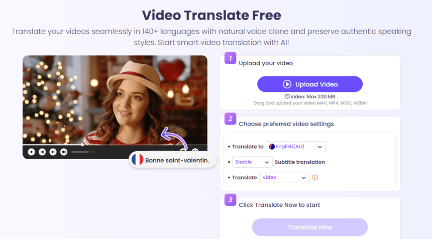 Vidnoz AI Video Translator - Translate Videos Online [2024]