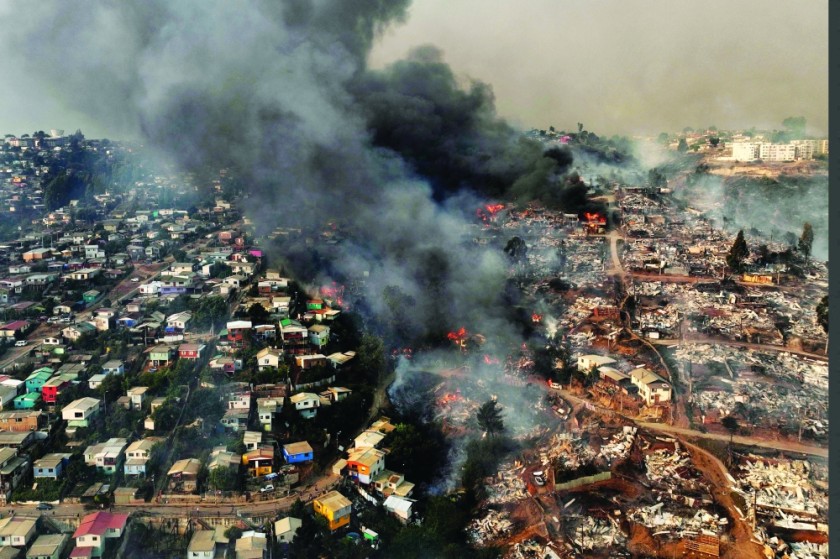 Chile forest fires claim at least 51 lives and pose a threat to cities.