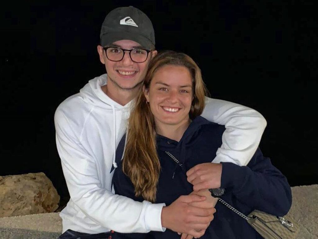 Maria Sakkari and her boyfriend Konstantinos Mitsotakis