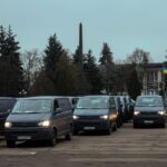 Ukrainian border guards received 50 minibuses as a donation from MK Foundation and their partners