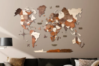 Navigating the Art of Wooden Cartography in Home Decor