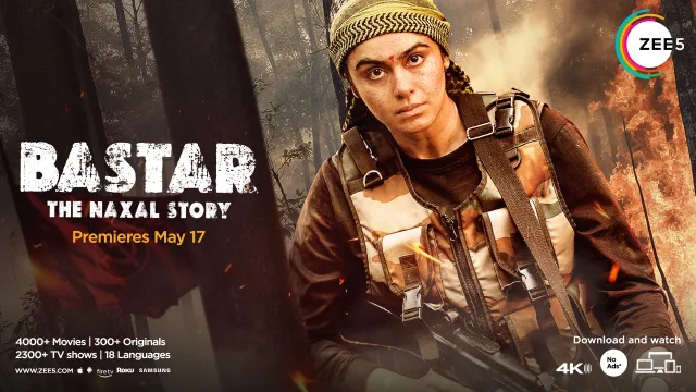 Feel the Grit of "Bastar: The Naxal Story" In 2024 Movies Line Up On ZEE5  