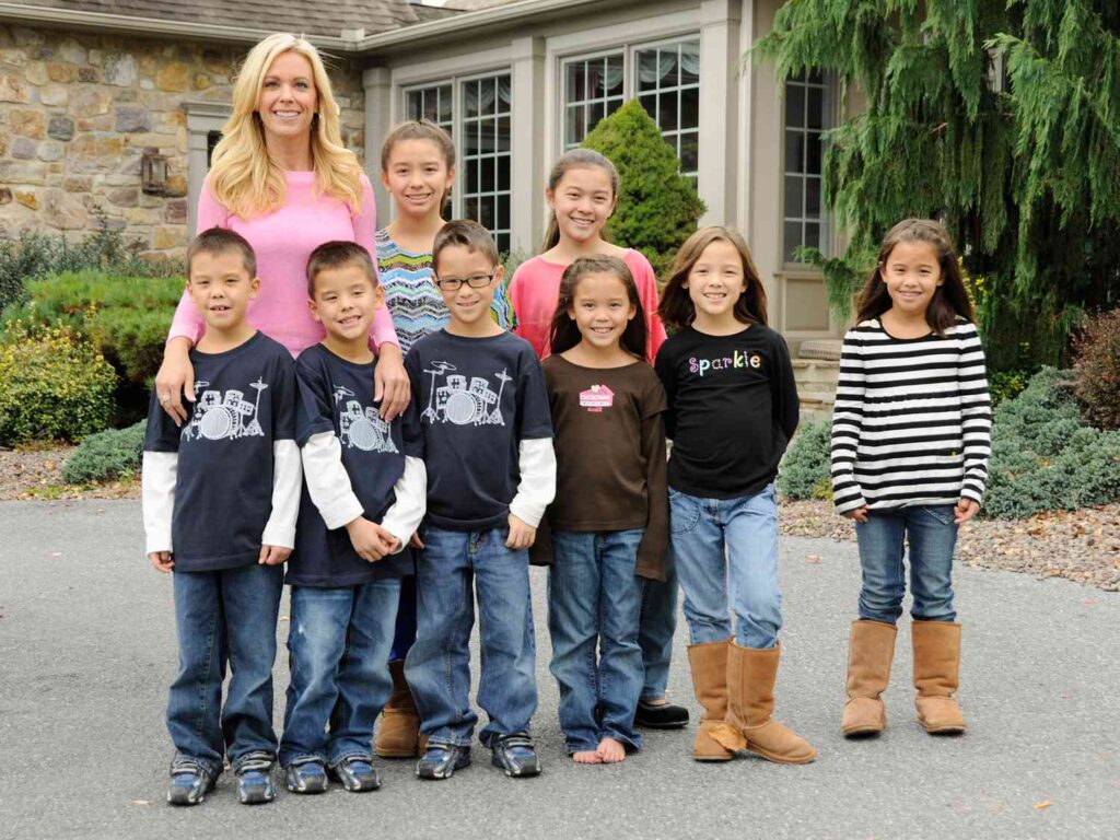 Kate and her children