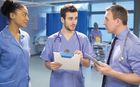 Nursing students in England