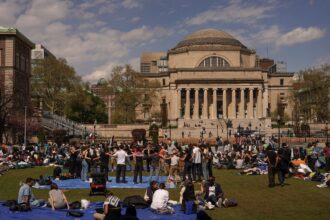 Columbia University students took legal action against supporters and organizers of anti-Israel campus encampments