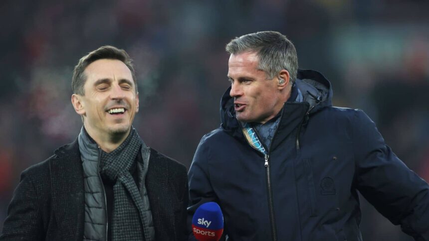 Who is going to win the Premier League? Gary Neville and Jamie Carragher make their prediction.