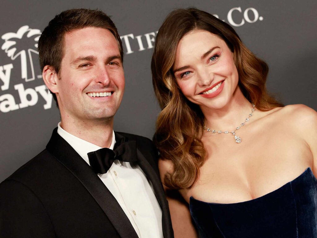 Miranda Kerr and her husband, Evan Spiegel