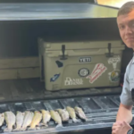 According to the post, Game Warden Will Gilstrap saw something strange when he was scanning the Chattachoochee River for signs of fish movement.