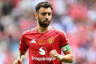 Bruno Fernandes reveals Manchester United's objective for the season after defeat to Liverpool.
