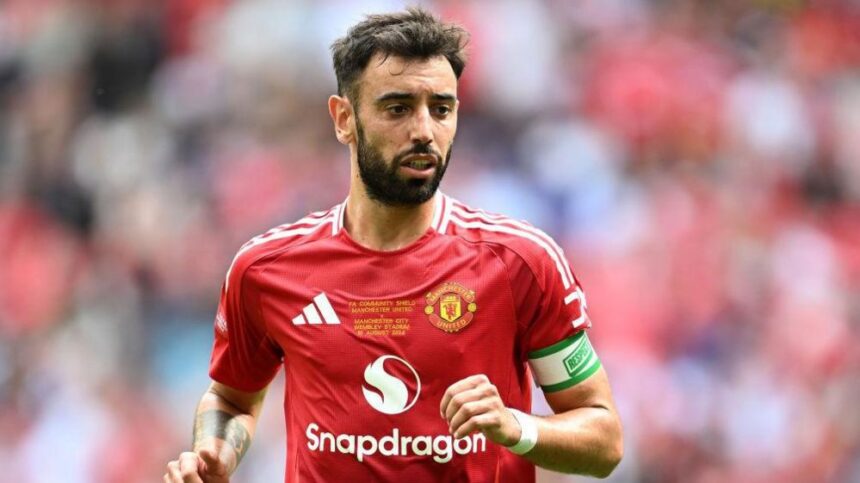 Bruno Fernandes reveals Manchester United's objective for the season after defeat to Liverpool.