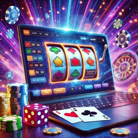 Online casino interface