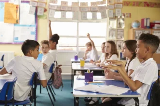 Primary class size in UK