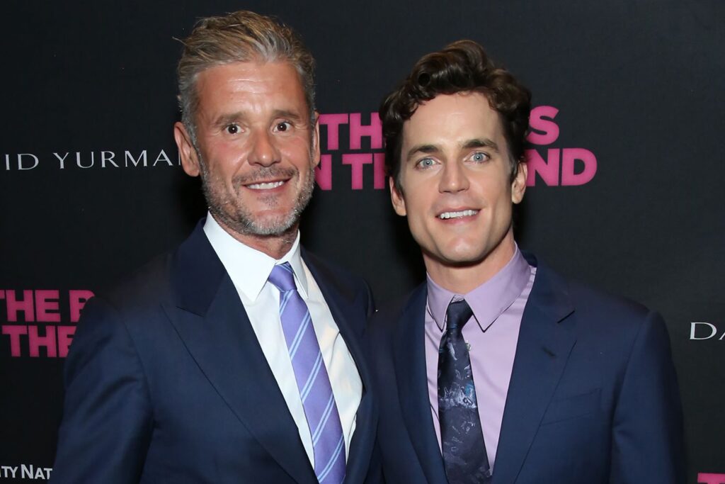 Matt Bomer and his husband, Simon Hall