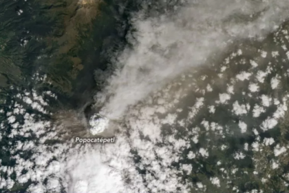 NASA Image Shows Volcanic Eruption That Halted Flights