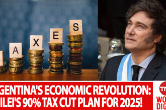 ARGENTINA TO CUT TAXES BY 90% IN 2025