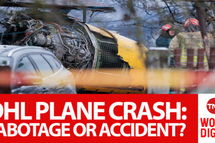 DHL cargo plane crashes into a house near Lithuania airport               
