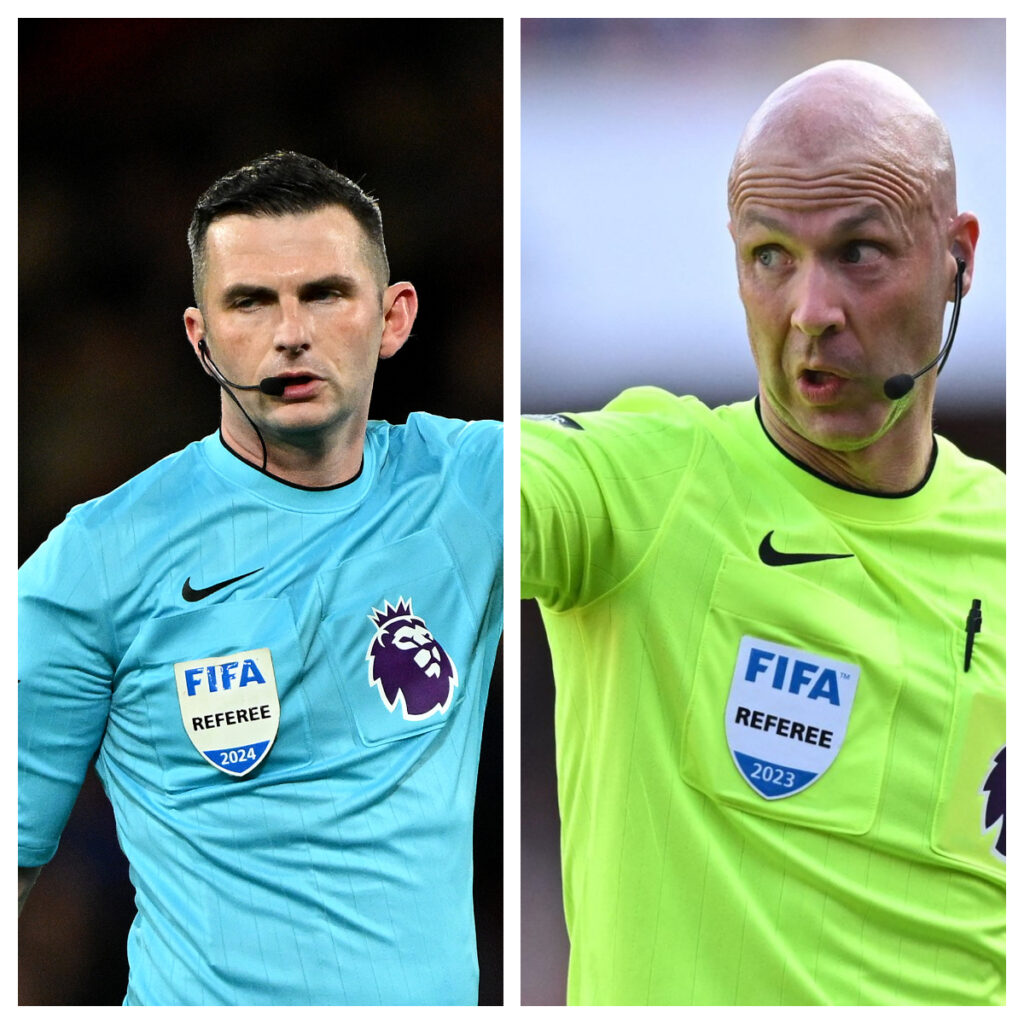 What are the favourite clubs of each Premier League referee?