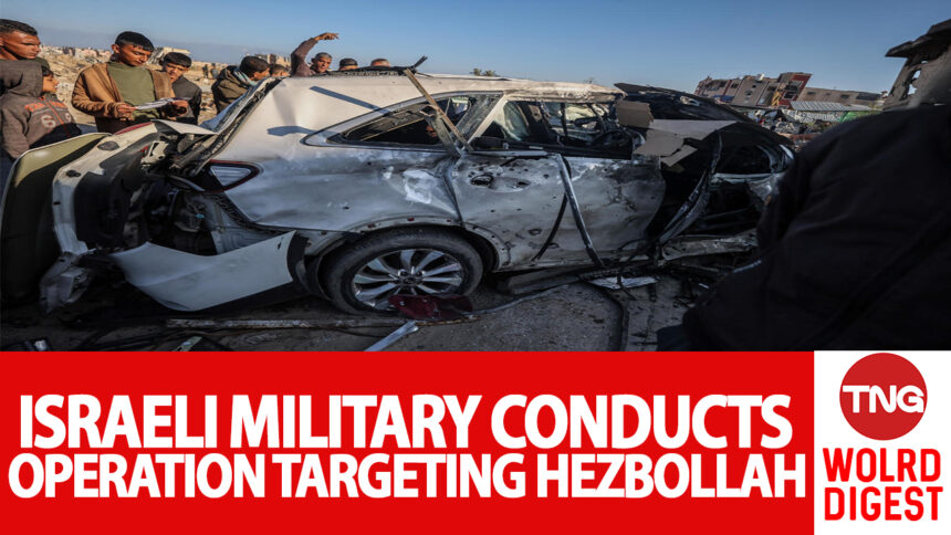 Israeli aircraft struck Hezbollah weapons smuggling sites along Syria's border with Lebanon