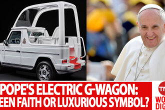 Mercedes-Benz gifts Pope Francis new electric popemobile